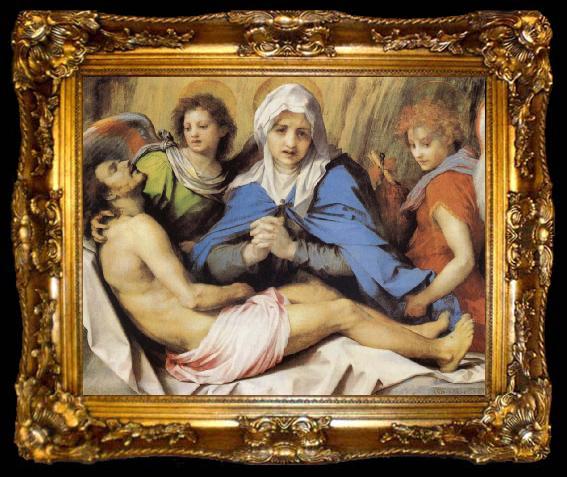 framed  Andrea del Sarto Pieta, ta009-2